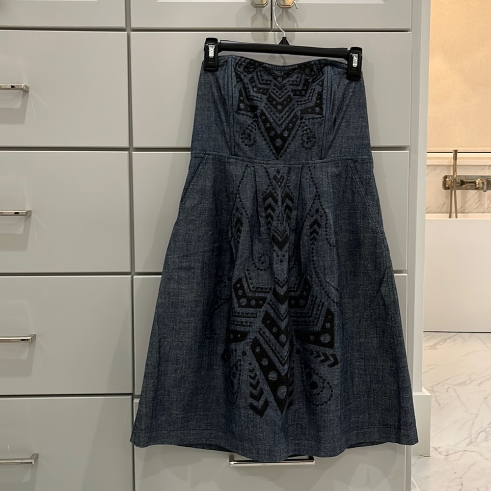 Fossil strapless dress
